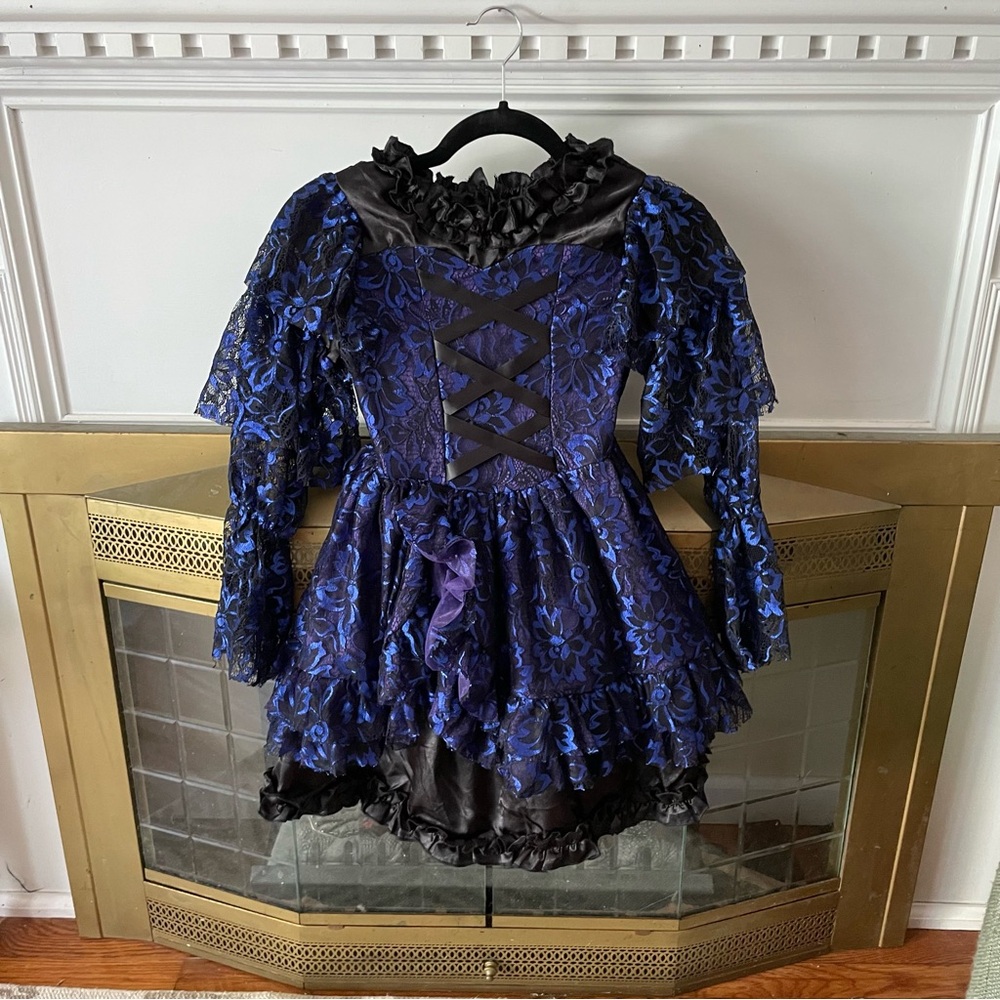 Chasing Fireflies Midnight Bandida Lace Dress Halloween Costume